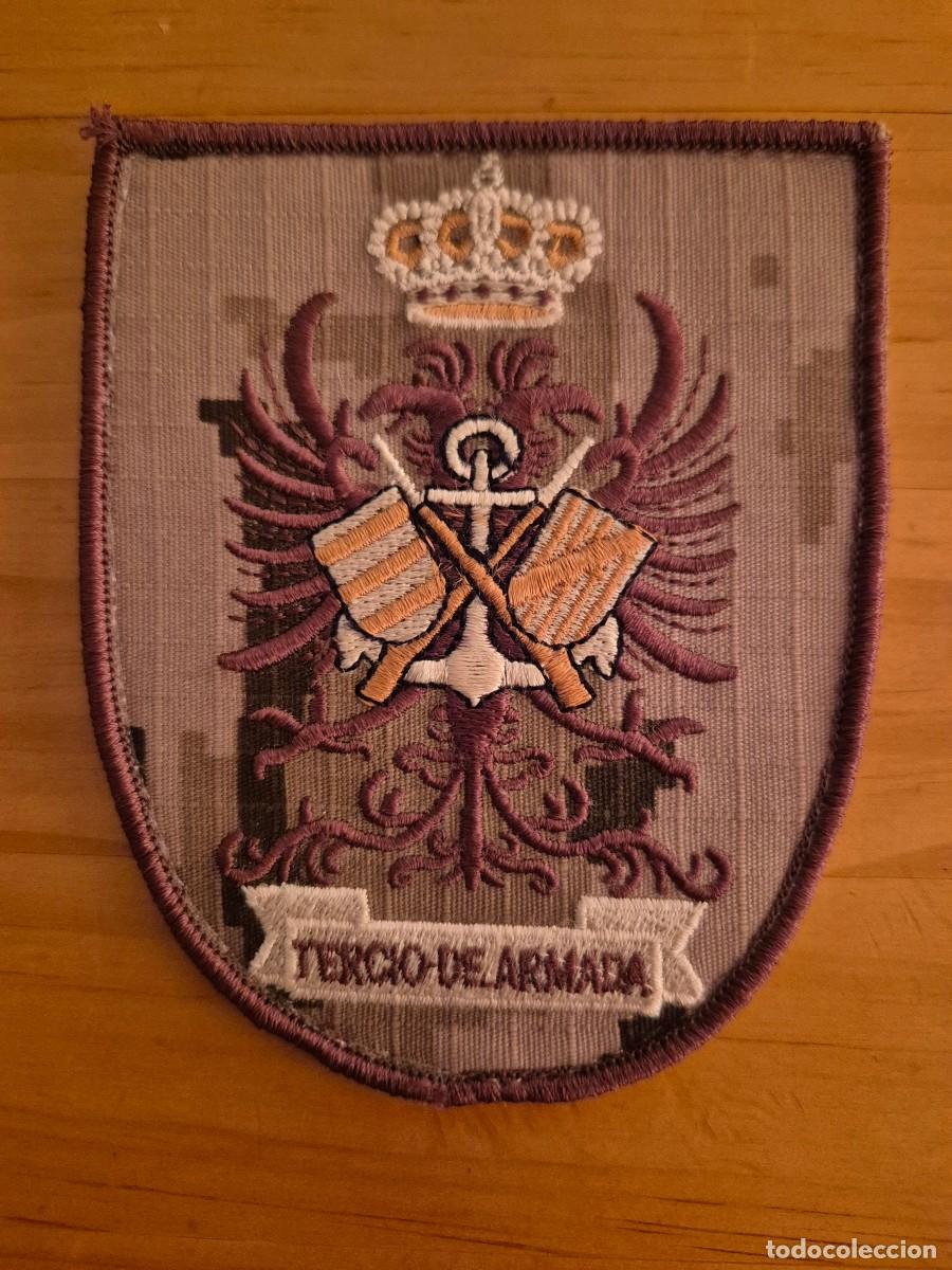 Militaria: PARCHE ESCUDO TERCIO DE ARMADA - INFANTERIA DE MARINA - ARMADA ESPA&Ntilde;OLA