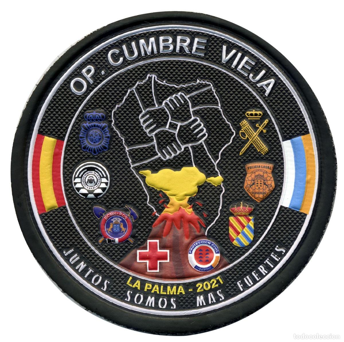 Militaria: PARCHE OPERACION CUMBRE VIEJA - LA PALMA 2021