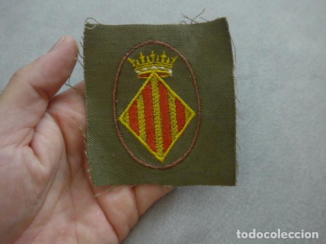 Militaria: Antiguo parche original de brazo del Cuerpo de Ejercito del Turia. Guerra civil