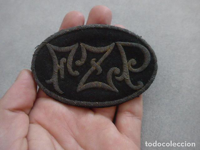 Militaria: Antiguo parche bordado de principios siglo XX a identificar, fabricado en Barcelona