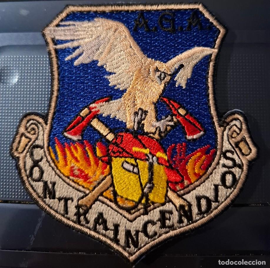 Militaria: PARCHE EJERCITO AIRE AGA CONTRAINCENDIOS NUEVO - Foto 1