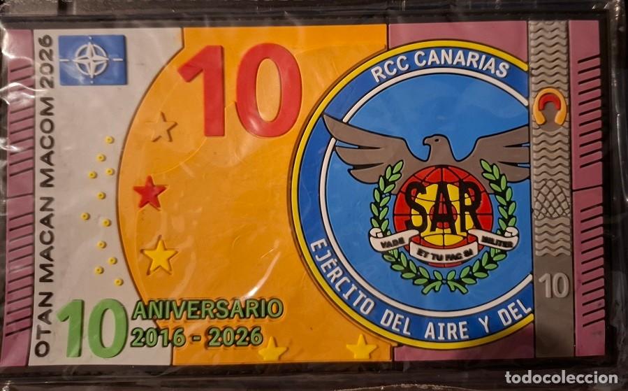 Militaria: PARCHE EJERCITO AIRE SAR 10&ordm; ANIVERSARIO NUEVO - Foto 1