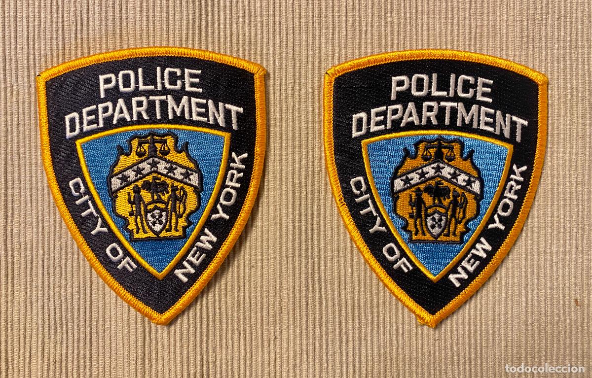 Militaria: 2 PARCHES DEL DEPARTAMENTO DE POLICI DE NUEVA YORK