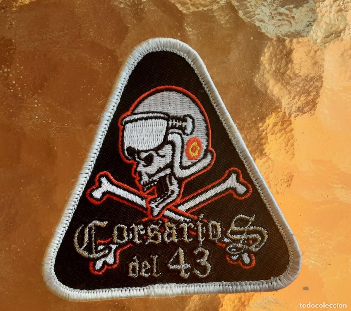 Militaria: Parche &rdquo;Corsarios del 43&rdquo; apagafuegos CL-215T Ej&eacute;rcito del Aire