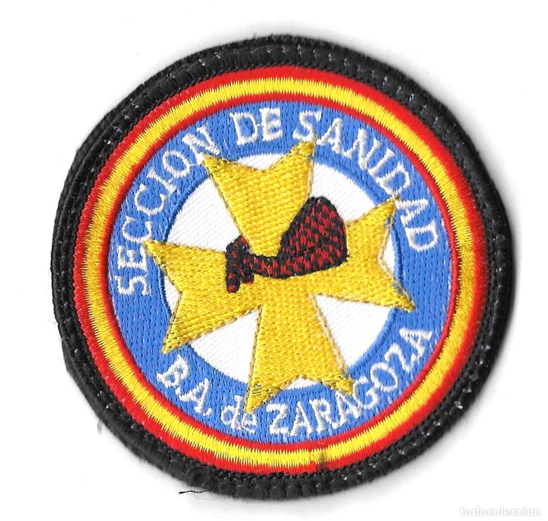 Militaria: PARCHE SECCION DE SANIDAD BASE AEREA DE ZARAGOZA EJERCITO DEL AIRE