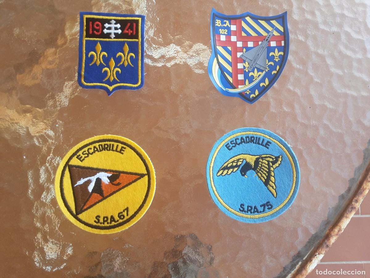 Militaria: Lote cuatro parches Armee de l'Air Francia