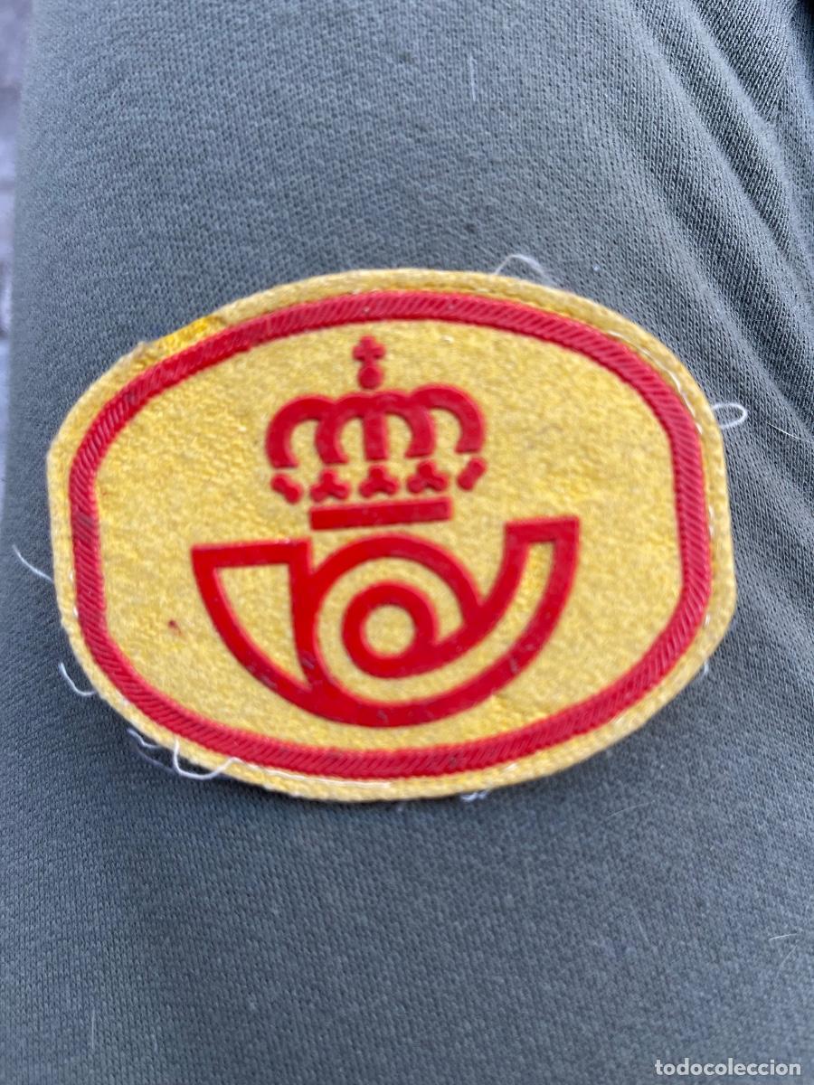 Militaria: Parche de tela o fieltro antiguo escudo emblema Correos de Espa&ntilde;a A&ntilde;os 80 vintage colecci&oacute;n
