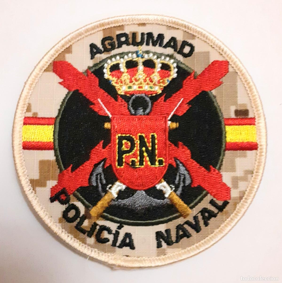 Militaria: parche INFANTERIA DE MARINA AGRUMAD MADRID POLICIA NAVAL