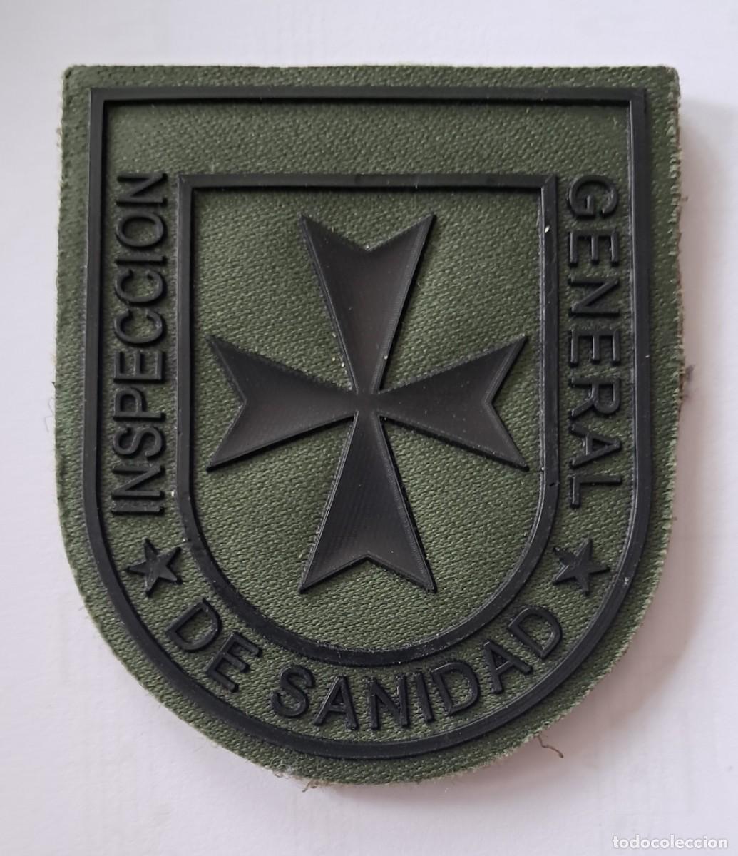 Militaria: PARCHE INSPECCION GENERAL DE SANIDAD VERDE