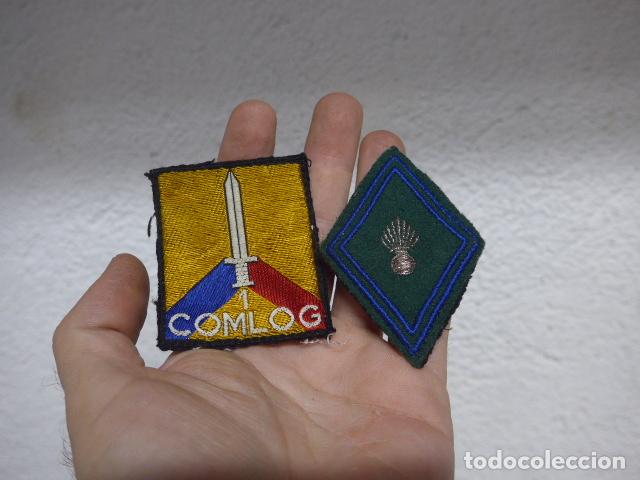 Militaria: Lote de 2 antiguos parches franceses originales, a identificar. Francia.