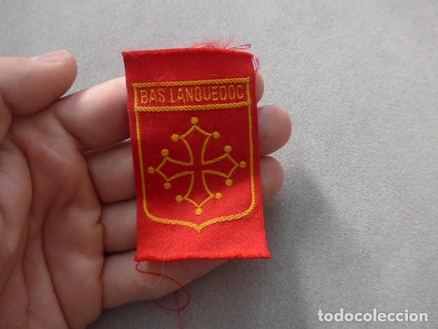 Militaria: Antiguo parche original de los Boy Scouts de BAS LANGUEDOC, Francia