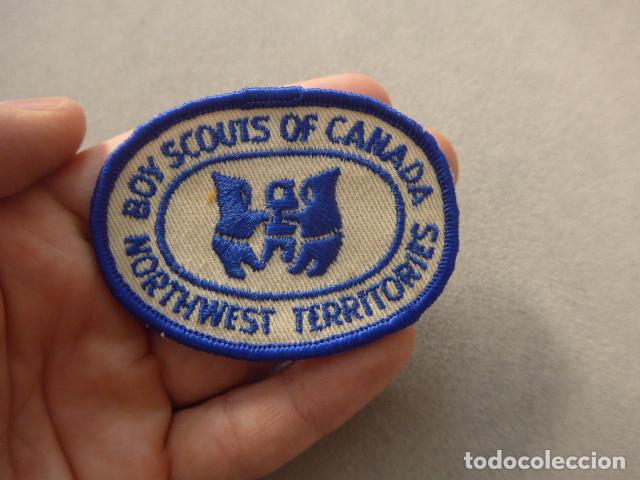Militaria: Antiguo parche original de los Boy Scouts de Canada