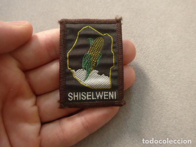 Militaria: Antiguo parche original de los Boy Scouts de Shiselweni en Swazilandia, Africa