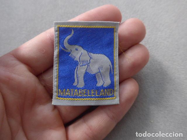 Militaria: Antiguo parche original de los Boy Scouts de Matabeleland en Zimbawe