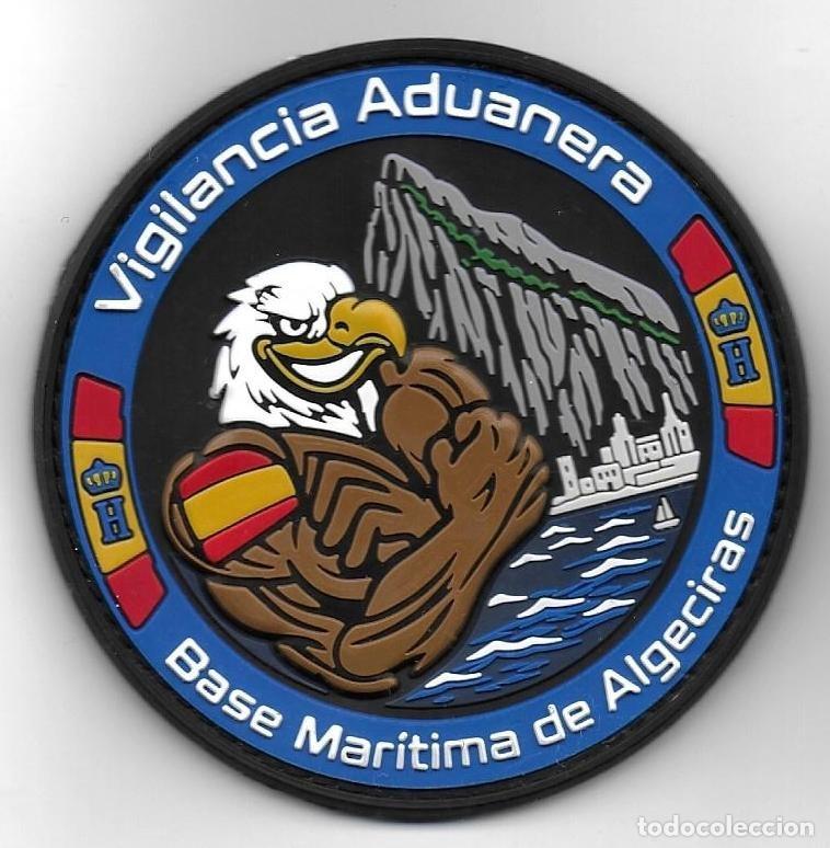 Militaria: insignia POLICIA ADUANAS ALGECIRAS