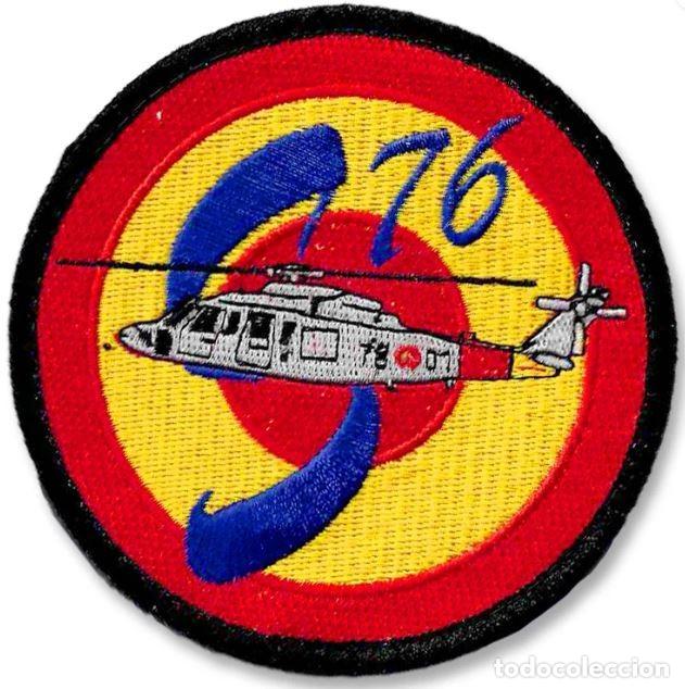 Militaria: Parche Helic&oacute;ptero Sikorsky S-76 Spirit HE-24 Espa&ntilde;a