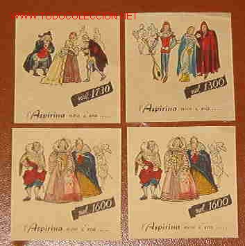 Militaria: 4 hojas de propaganda ed 6x6 cms. - Foto 1
