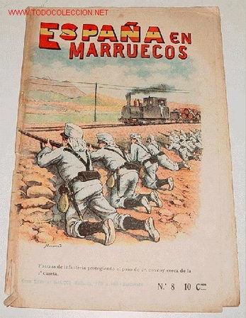 Militaria: ANTIGUO FASCICULO PRINCIPIOS DE SIGLO  DE LA SERIE ESPA&Ntilde;A EN MARRUECOS - CASA EDITORIAL MAUCCI - 20