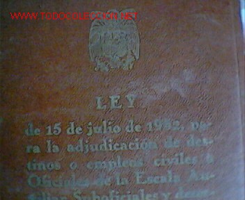 Militaria: LEY de julio de  1952 - Foto 1