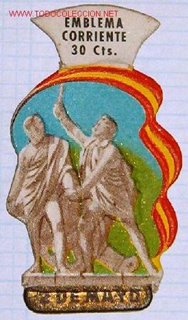 Militaria: Cartoncito de Auxilio Social.