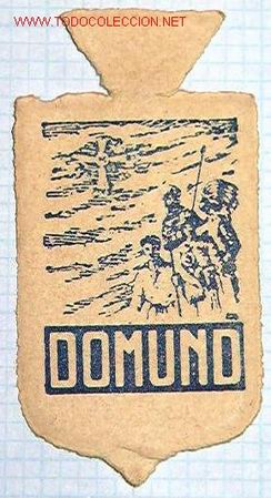 Militaria: Cartoncito de Auxilio Social.