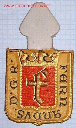 Militaria: Cartoncito de Auxilio Social.