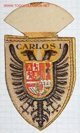 Militaria: Cartoncito de Auxilio Social.