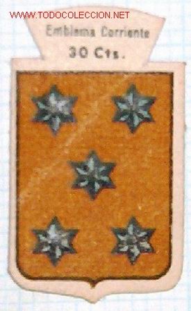 Militaria: Cartoncito de Auxilio Social.