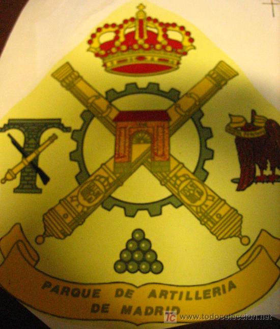 Militaria: Calcomania de 15x13 cms aprox. - Foto 1