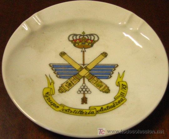 Militaria: Cenicero Grupo Artiller&iacute;a a&eacute;rea, 11'5 cms di&aacute;metro