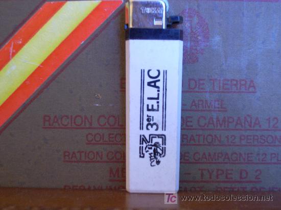 Militaria: ENCENDEDOR MILITAR: TERCER E.L.AC - Foto 1