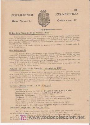 Militaria: REGLAMENTO DE INFANTER&Iacute;A DE 1921 - Foto 1
