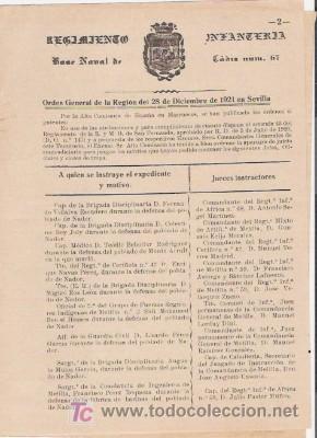 Militaria: REGLAMENTO DE INFANTER&Iacute;A DE 1921 - Foto 1