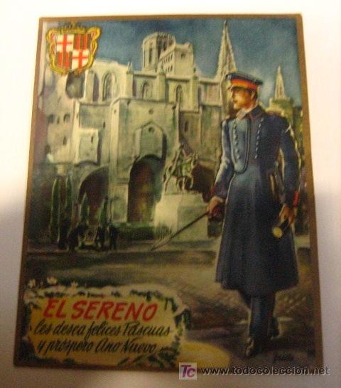 Militaria: Felicitaci&oacute;n del Sereno