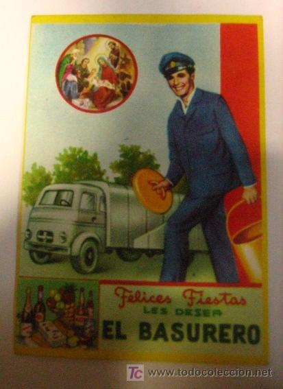 Militaria: Felicitaci&oacute;n del Basurero, 1965 - Foto 1