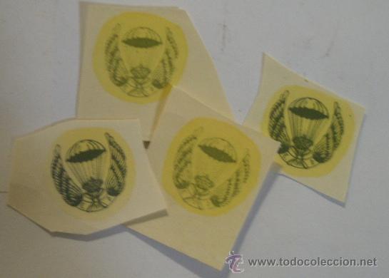 Militaria: 4 calcomanias, EP, 24 x 24 cms - Foto 1