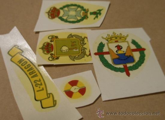 Militaria: 3 calcomanias varias, de 35 cms - Foto 1