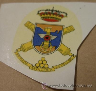 Military Antiques: calcomania de 3'5 cms Brig. Artiller&iacute;a Estrecho