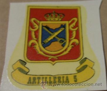 Militaria: Calcomania de 3'5 cms Artiller&iacute;a 5