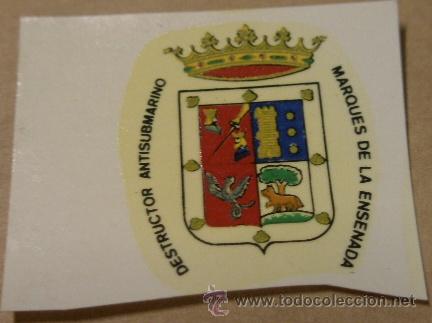 Militaria: Calcomania Destructor antisubmarino Marqu&eacute;s de la Ensenada - Foto 1