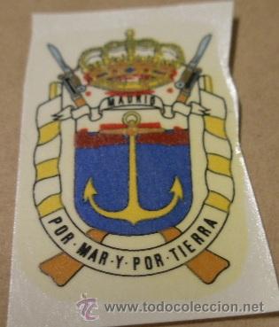 Militaria: Calcomania, Por Tierra y Por Mar, Madrid