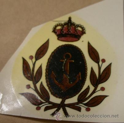 Militaria: calcomania de marina - Foto 1
