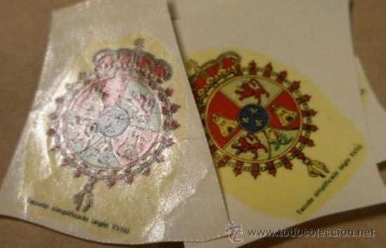 Military Antiques: Calcomania escudo del siglo XVIII