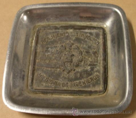 Militaria: Cenicero Academia ingenieros, Reg. de instrucci&oacute;n