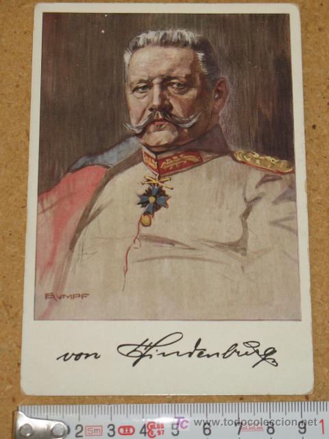Militaria: Mariscal Von Hinderburg - Foto 1