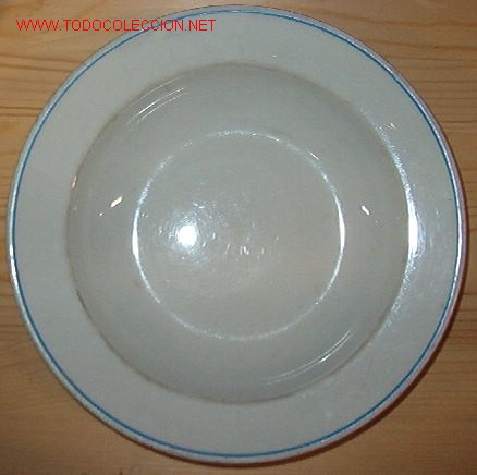Militaria: Plato sopero con marcaje - Foto 1