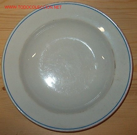 Militaria: Plato sopero con marcaje - Foto 1