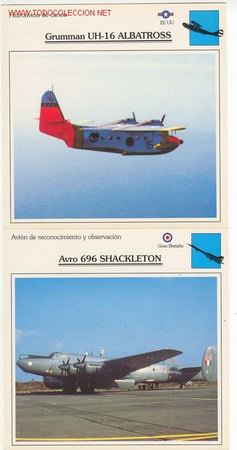 Militaria: Avro 696 Shackleton / Grumman UH-16 Albatross