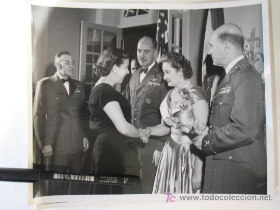 Militaria: Aviaci&oacute;n Ejercito del Aire, Recepci&oacute;n en la Embajada Americana a&ntilde;os 50