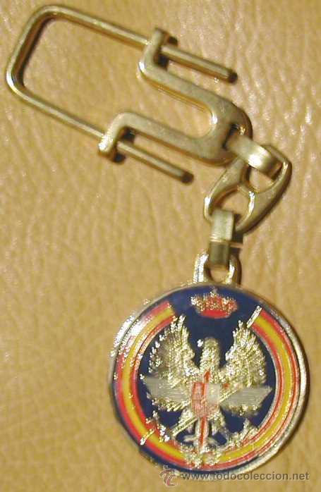 Militaria: LLAVERO DE OFICIAL EXCOMBATIENTE DEL EJ&Eacute;RCITO. - Foto 2